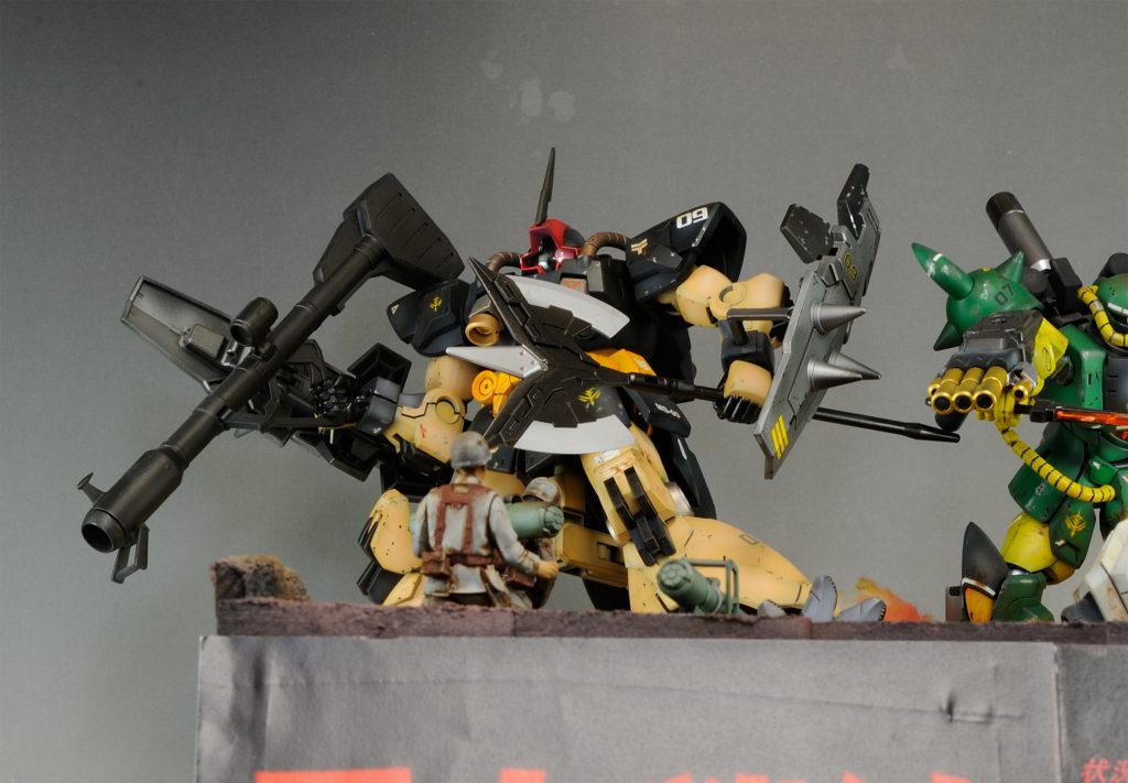 [雑誌賞受賞作品][HGBF]　ドムR35（サンドカラー）–3枚目/制作者：urynn69342