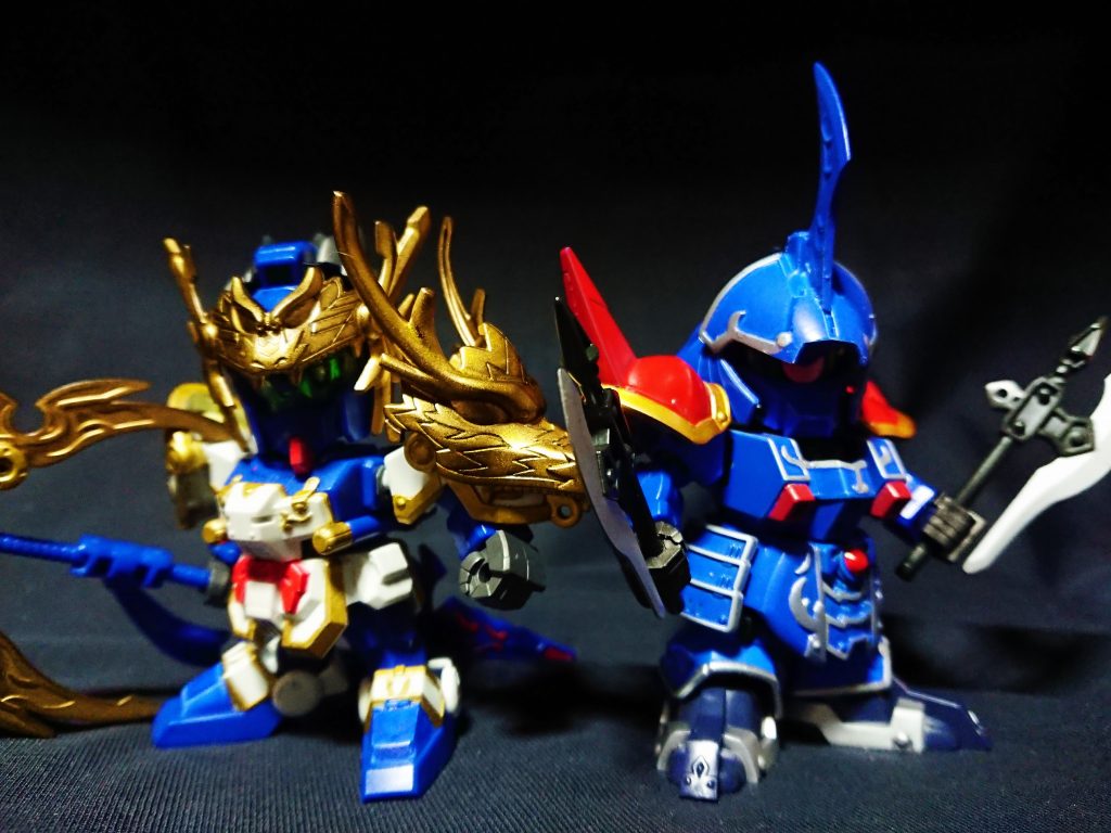 馬超の相棒にして好敵手の[龐徳イフリート](https://gumpla.jp/sd/236730)と
この並びにすると他の2号機以降も作りたくなりますね。