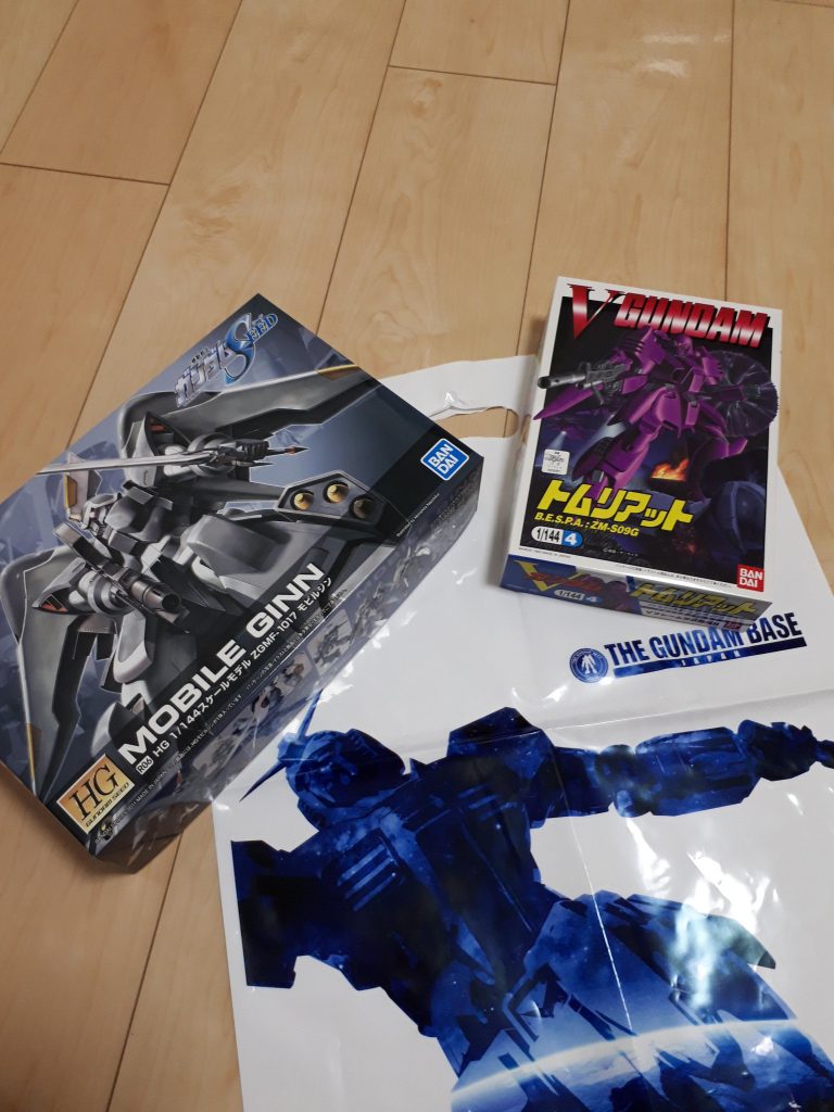 2019年12月、念願のガンダムベース東京に行って来ました。買ったのがこの2キット。