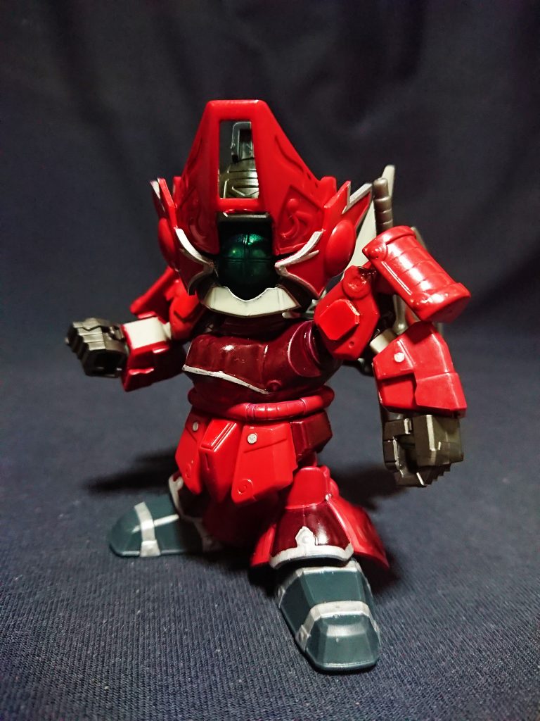 呂蒙の姉婿の鄧当は孫策の配下の将で、呂蒙が孫策に仕えるきっかけを作った将となります。
繋がりを出すためベースは呂蒙ディジェとし、塗装もシンプルに仕上げました。