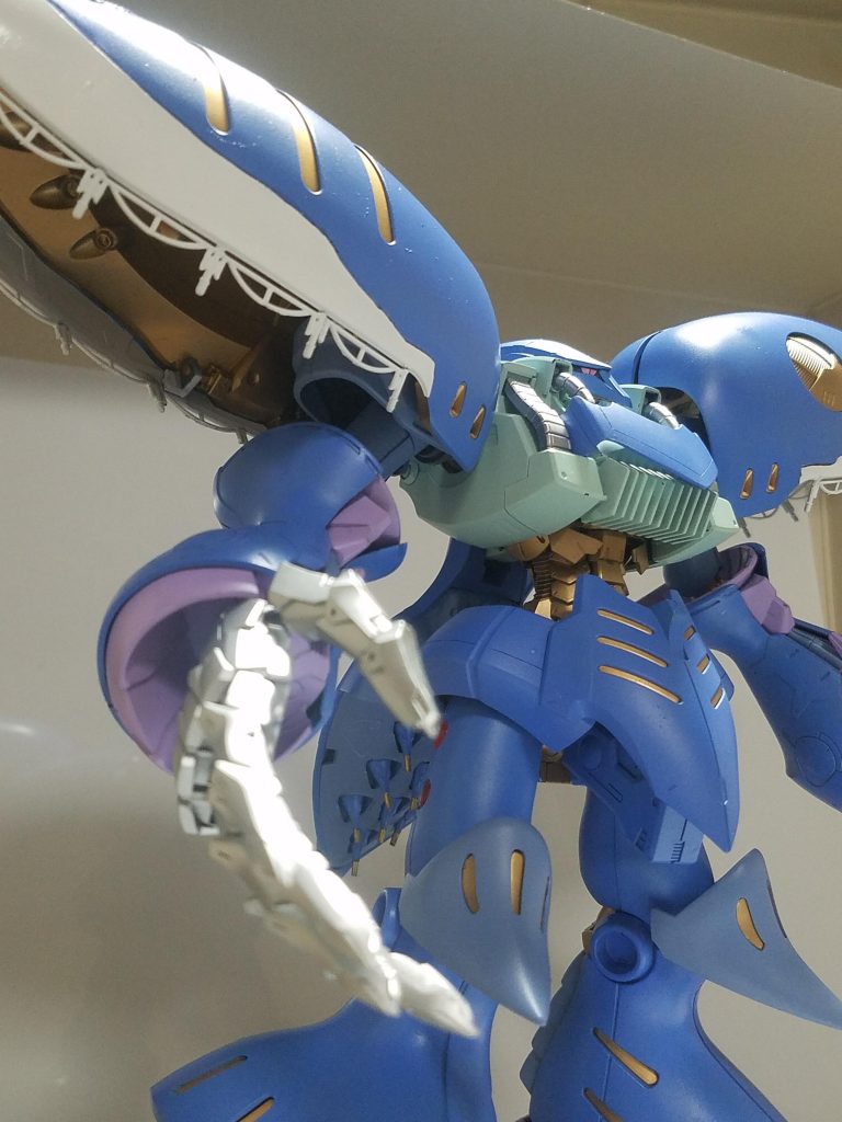 フリルを付けてキュベレイの女性らしさを表現しました(*ov.v)o