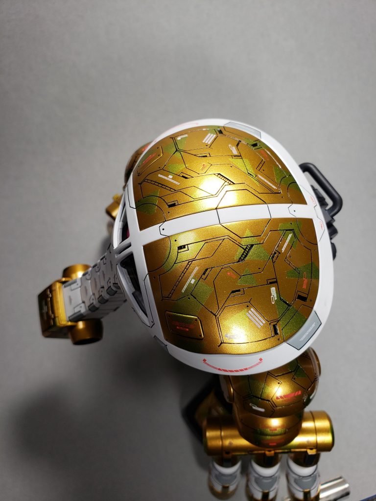 マスキングで模様を付けました