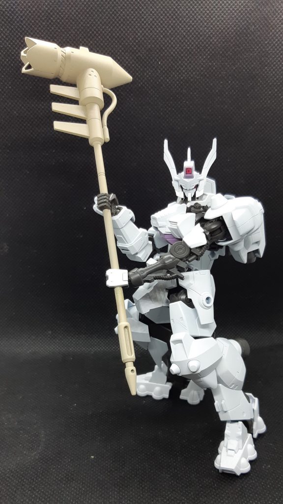 シールドを外して両手餅…もとい、両手持ちです。