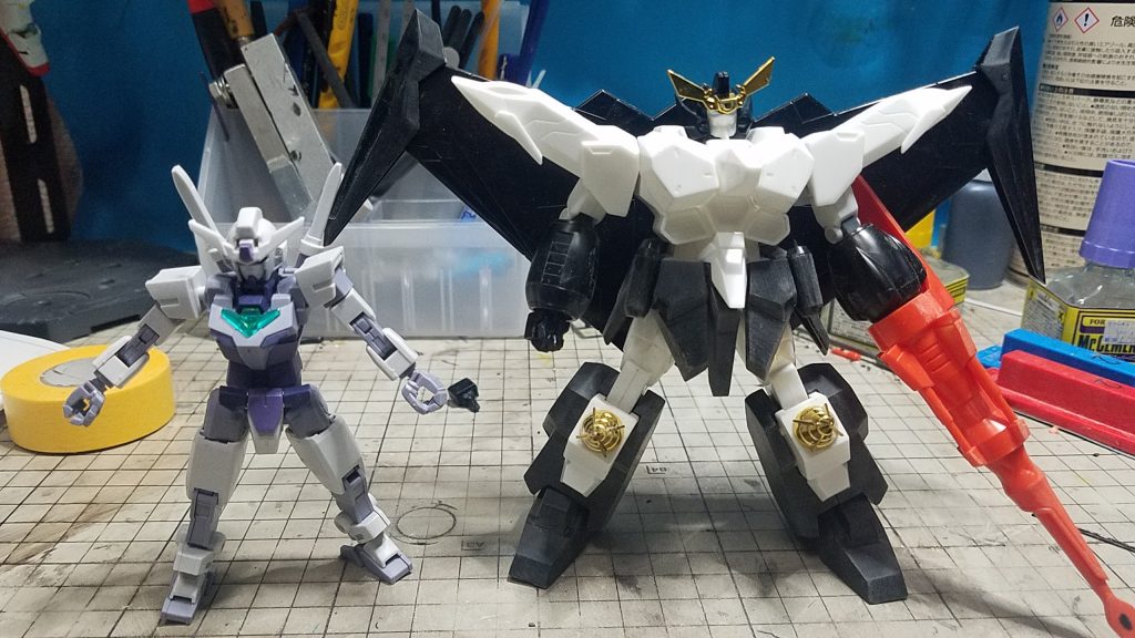 使用プラモはメインは青島製ガオファイガーとミキシングです