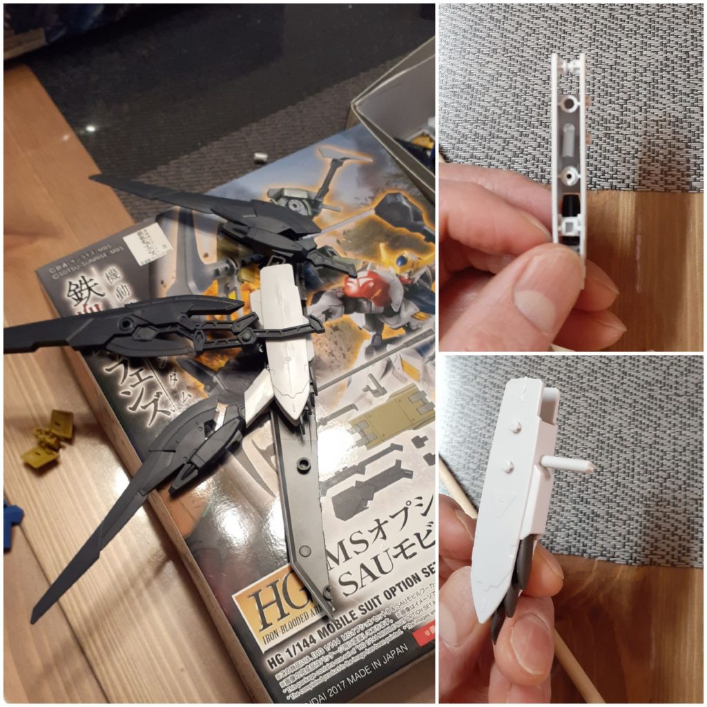 ランナー等を駆使し、なんとか６枚羽を実現。