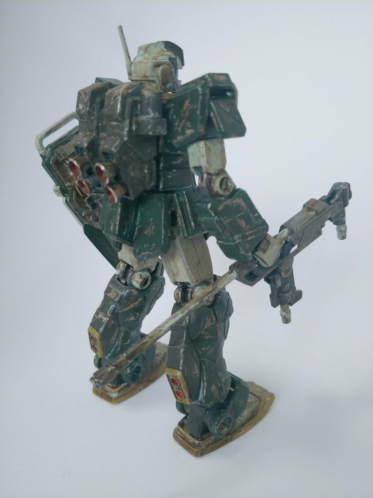 できればこう、バックパックを『ぼきゃーん』と爆発したみたいにしたかったけど、技量不足で断念。今度はボッコボコのダメージにも挑戦したいかも