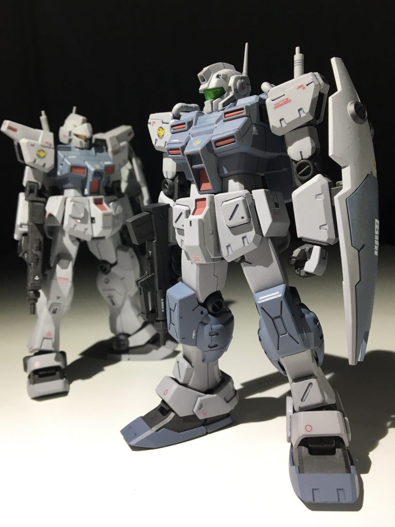 過去作ジムカスとカラーリングを合わせました。