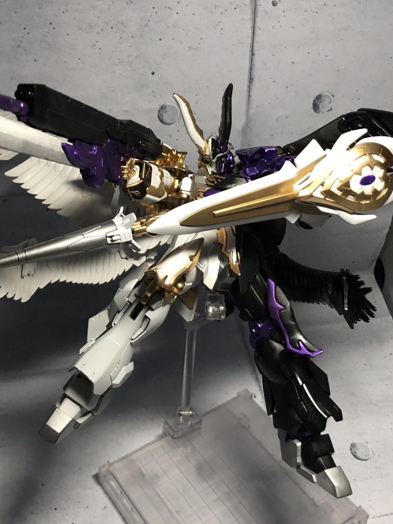 武器はライフルには剣つけてシールドには槍つけるっていうかなり殺傷能力高めにしてます。