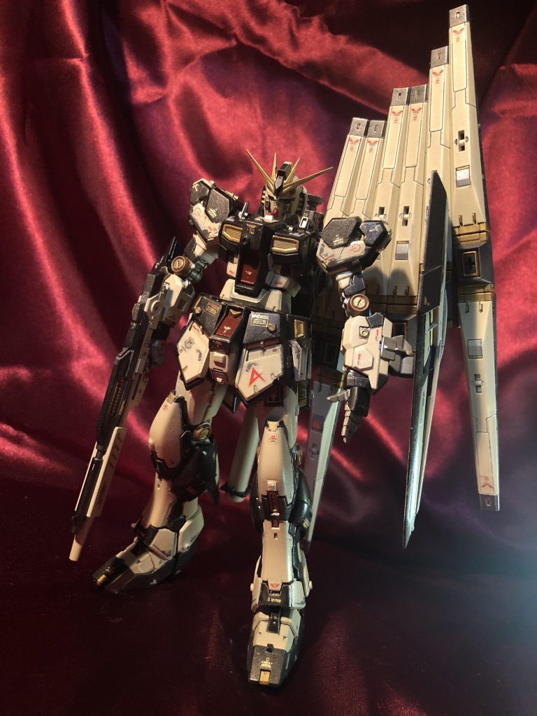 RGνガンダム　アレンジ塗装–2枚目/制作者：Oume Oume