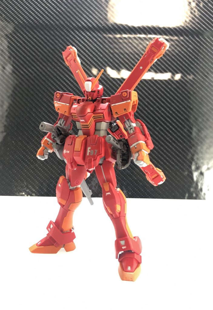 RGクロスボーンガンダム改造仮想F 97–3枚目/制作者：@benpula