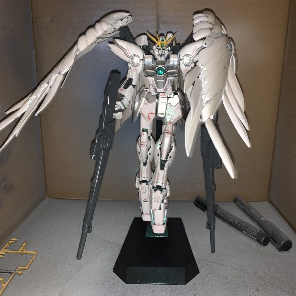 MG ウイングガンダムゼロ　なんちゃってスノーホワイト