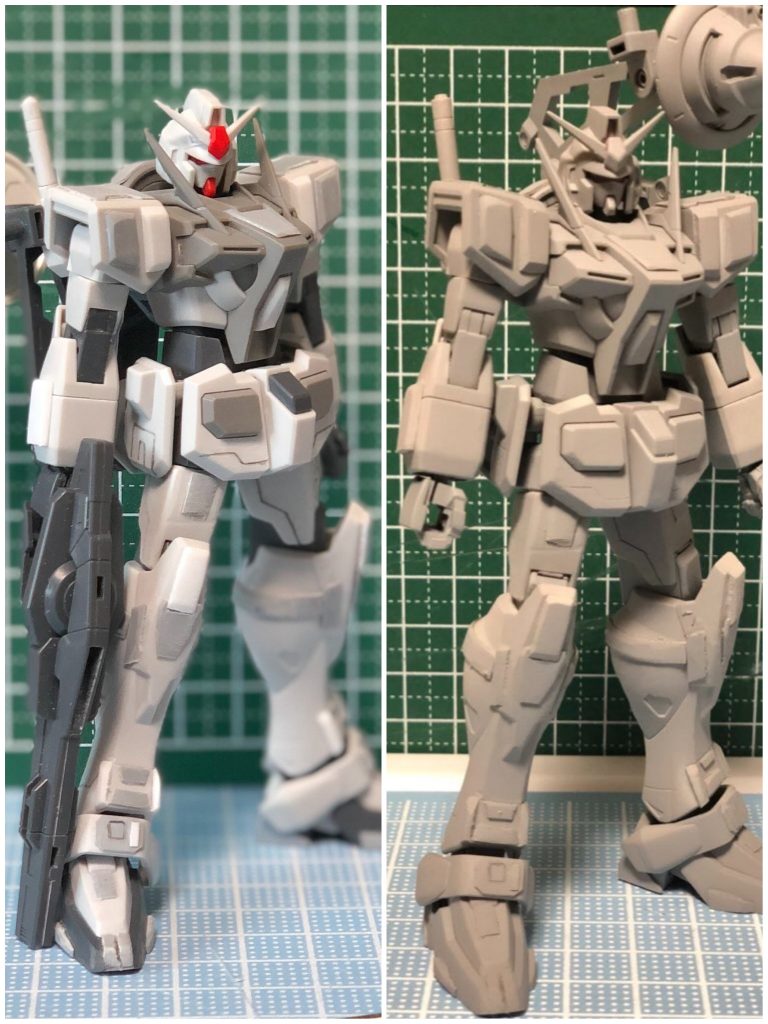 筋彫り、ディテールアップ、ウェザリングとまだまだ歪ですが、ちょとづつでも挑戦する姿勢で取り組んでます(≧▽≦)ゞ