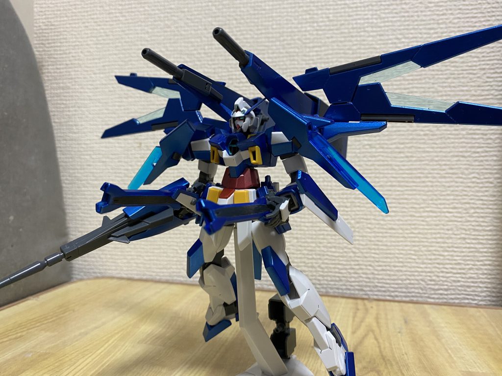 オオルリユニットは機動力下げないように火力アップ目標で付けました。
本来なら最終決戦仕様を目指したかったのですが、足の改造が間に合ってないのでノーマル+の扱いです