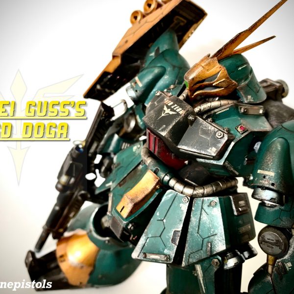 HGギャンを筆塗り部分塗装仕上げで作りました🐘