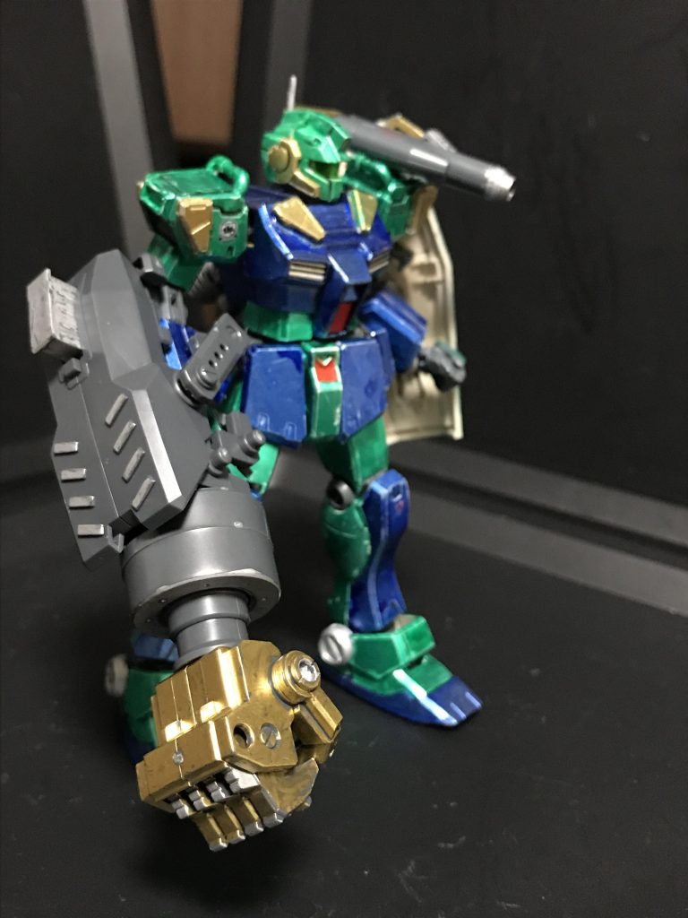 近接武器その1 インパクトナックル
msg のインパクトナックルです。これつけると一気にスーパーロボット感が出ました(笑)