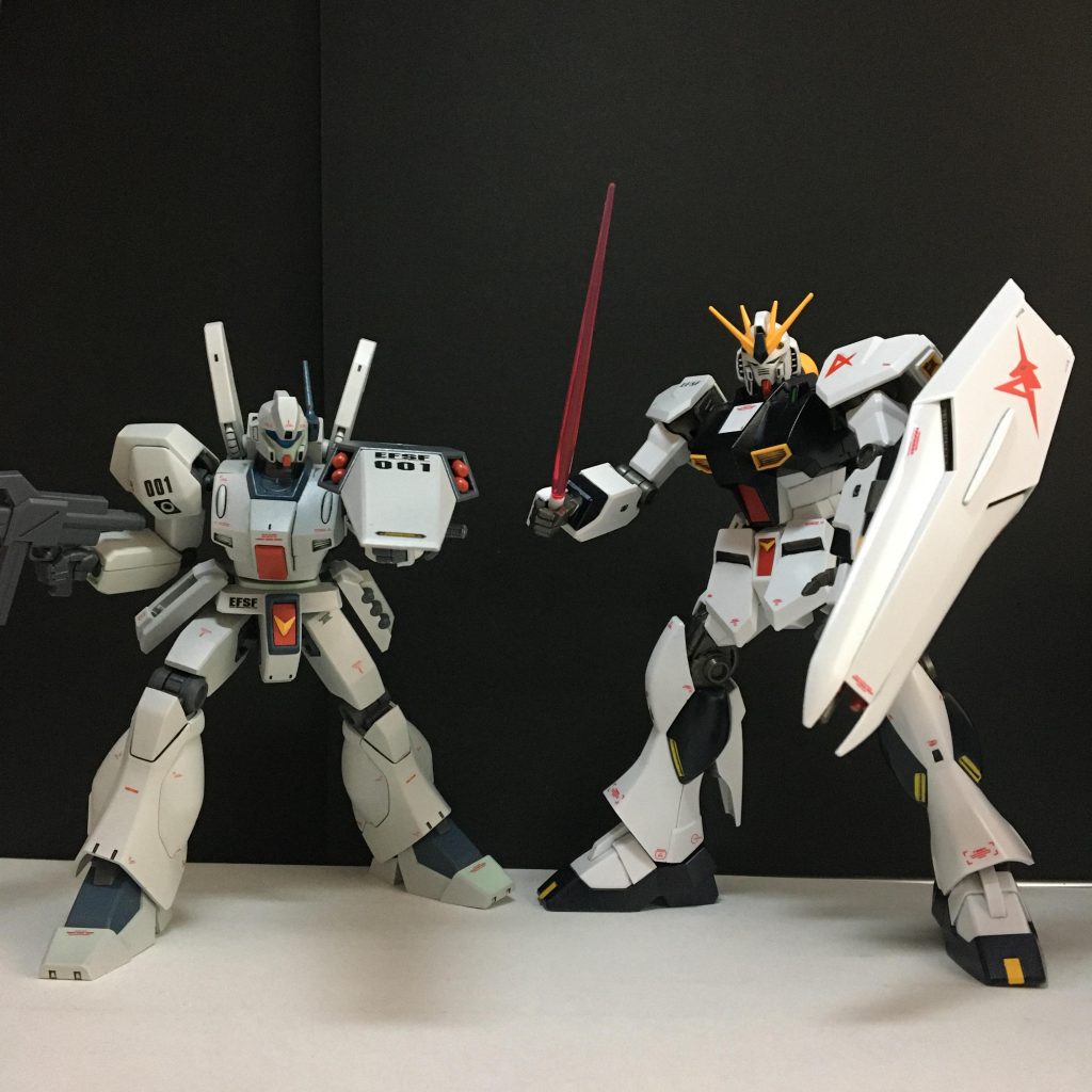 νガンダムが大きいことがよくわかりますね