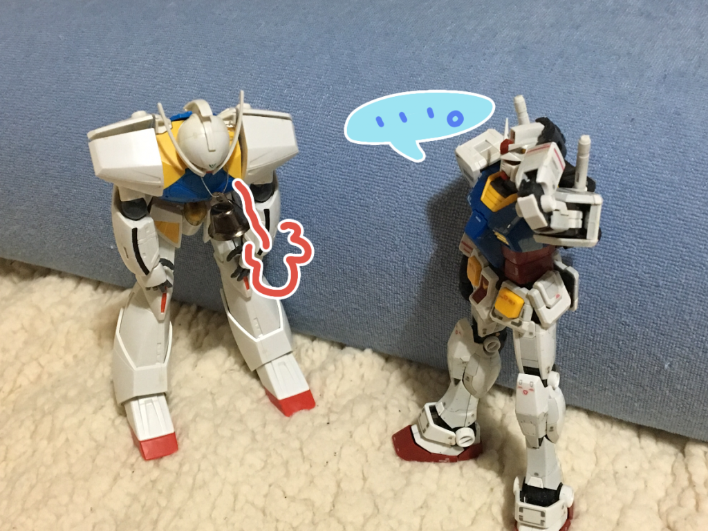 ∀：はーあ、せっかく久しぶりに遊べるって思ったのにな〜〜、つまんないな〜〜
ダム：……うーん