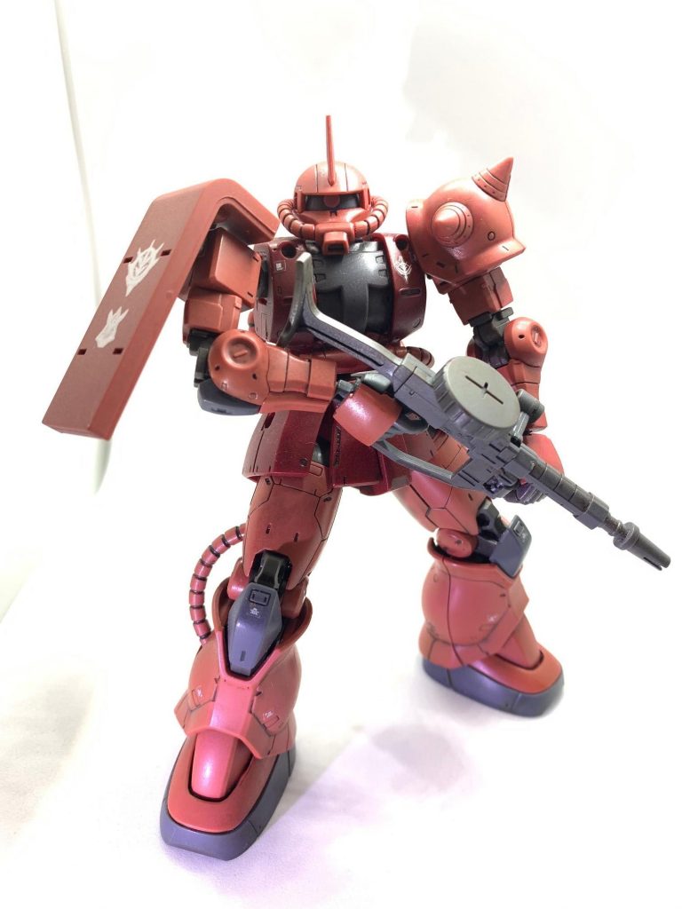 シャア専用ザクII 赤い彗星–3枚目/制作者：ハムダ