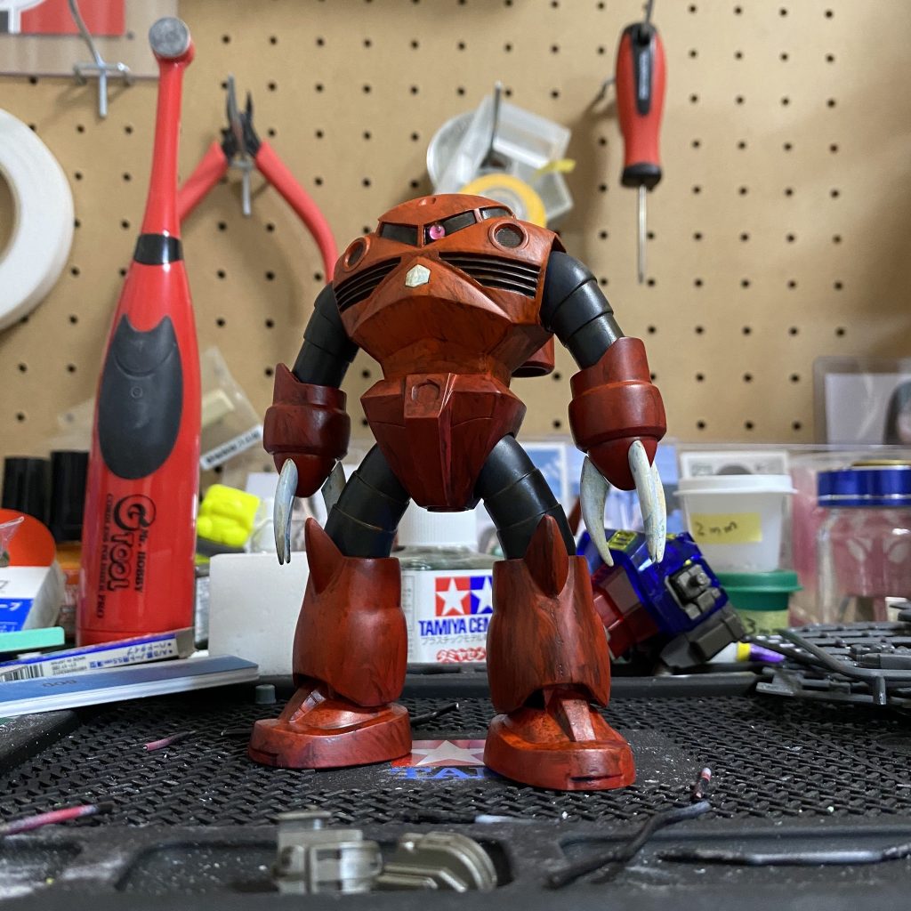 旧キット　1/144 シャア専用ズゴック–2枚目/制作者：らいゔ