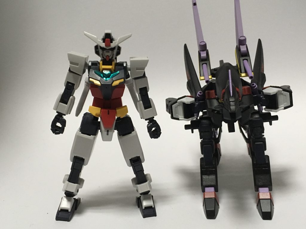 まずは正面から。
コアガンダムは部分塗装のみ行いました。