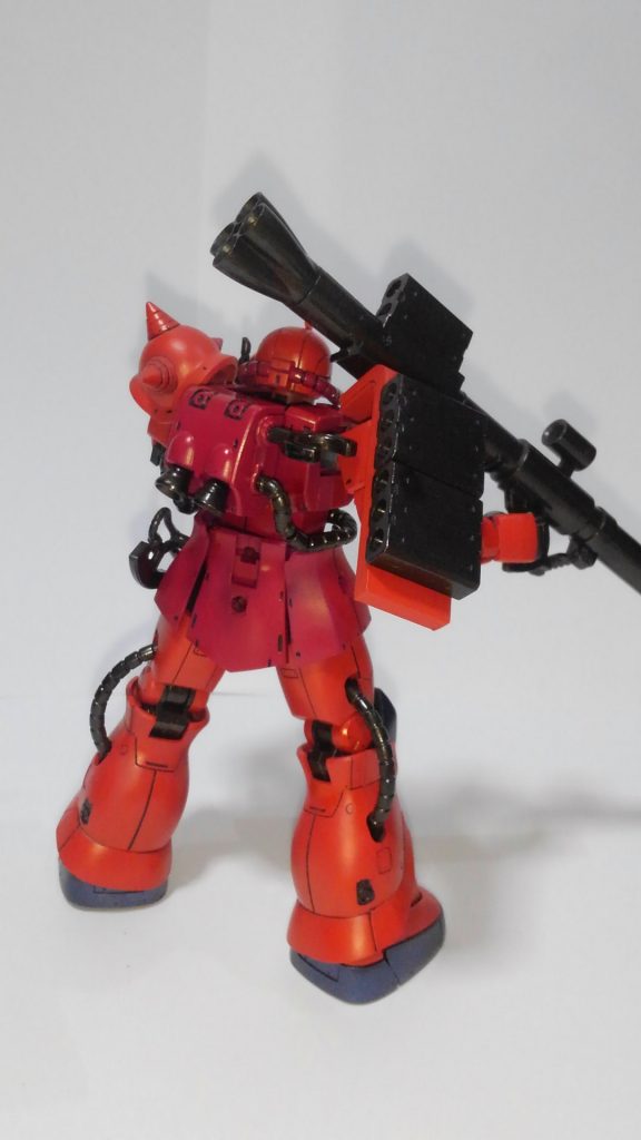 シャア専用ザクII（オリジン）–2枚目/制作者：しゃち