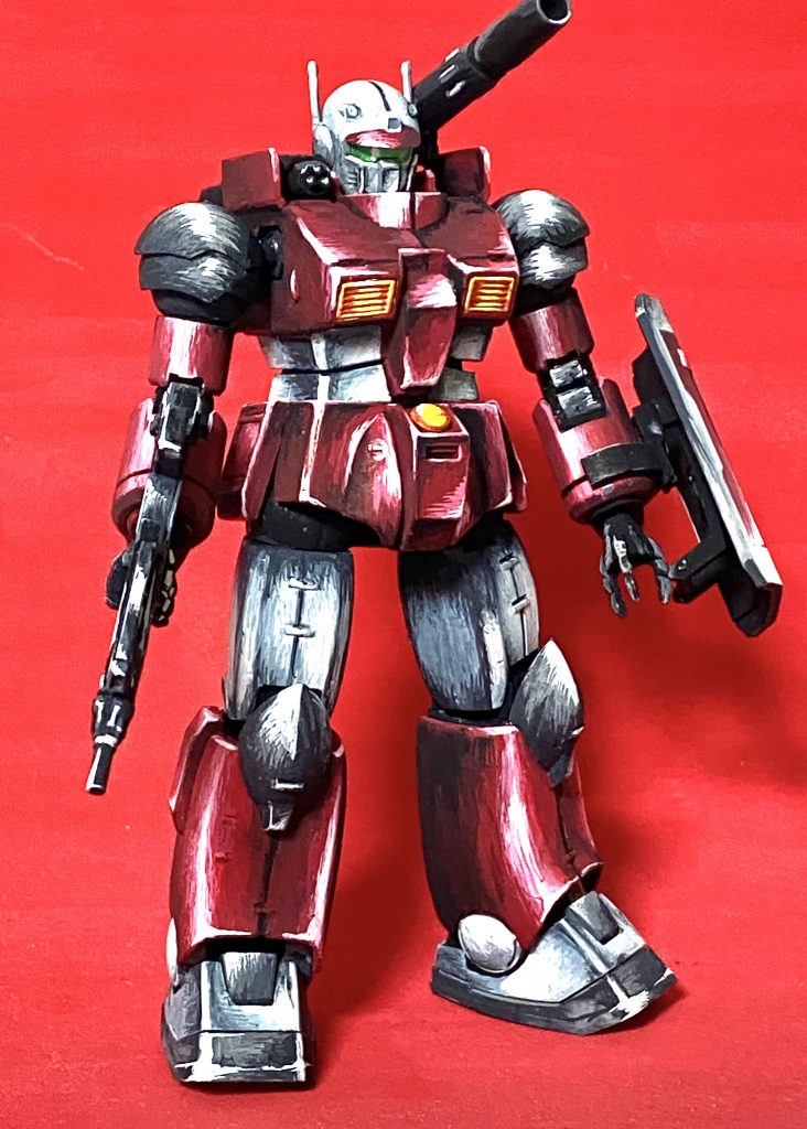 1/144 ガンキャノン最初期実戦型 イラスト風–3枚目/制作者：@j_gunaka