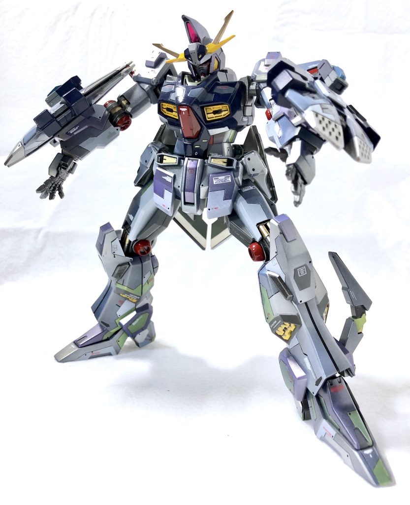 メガ粒子砲は両腕部にあります