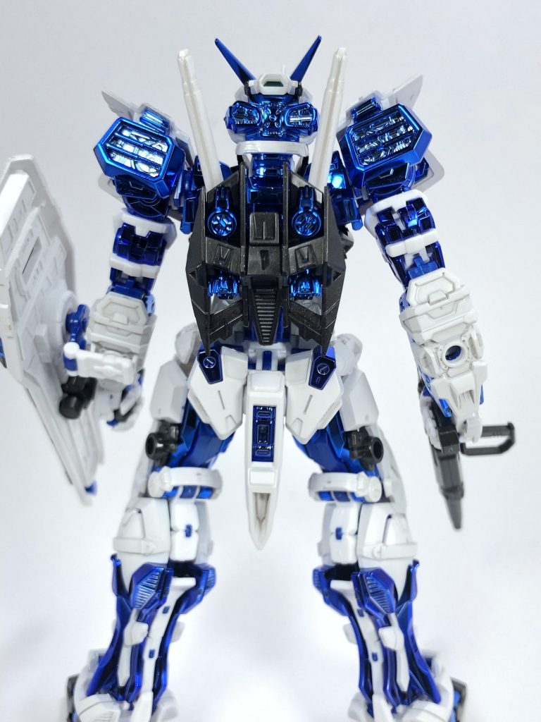RGガンダムアストレイブルーフレーム（メッキver）–4枚目/制作者：デコポン