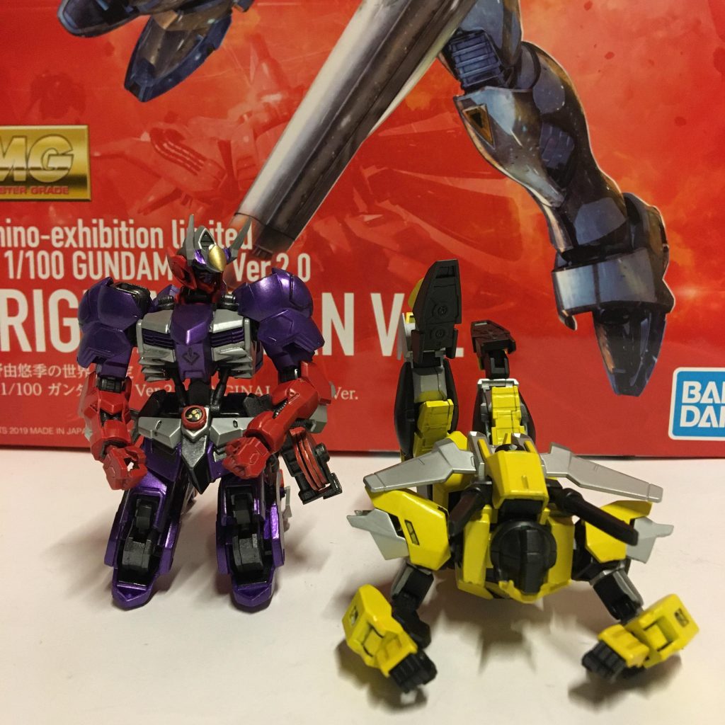 時々ゼロワンにコメディ的なポーズをさせますw