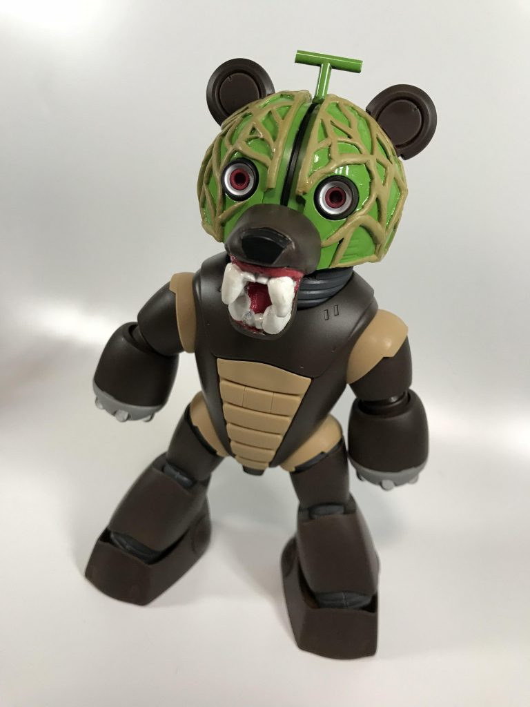 前から見ると可愛さは何処へ…