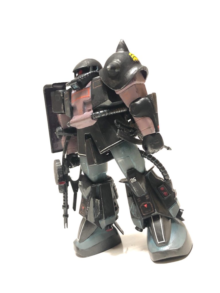ななめ
当時ザクIIと言ったらこれ。
量産型ザクはザクIIとは言わなかったんだけど何時からごっちゃになったのかなと思う。