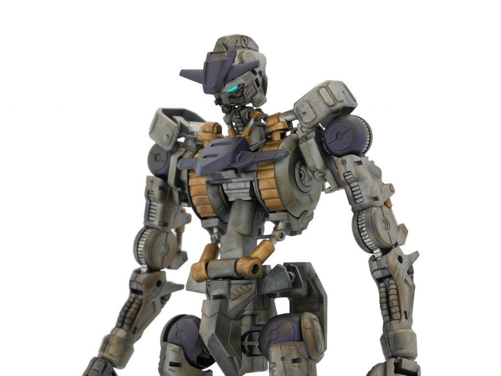 ▲内部フレームはパーツ単位で4色に塗り分けて情報量を増やしています