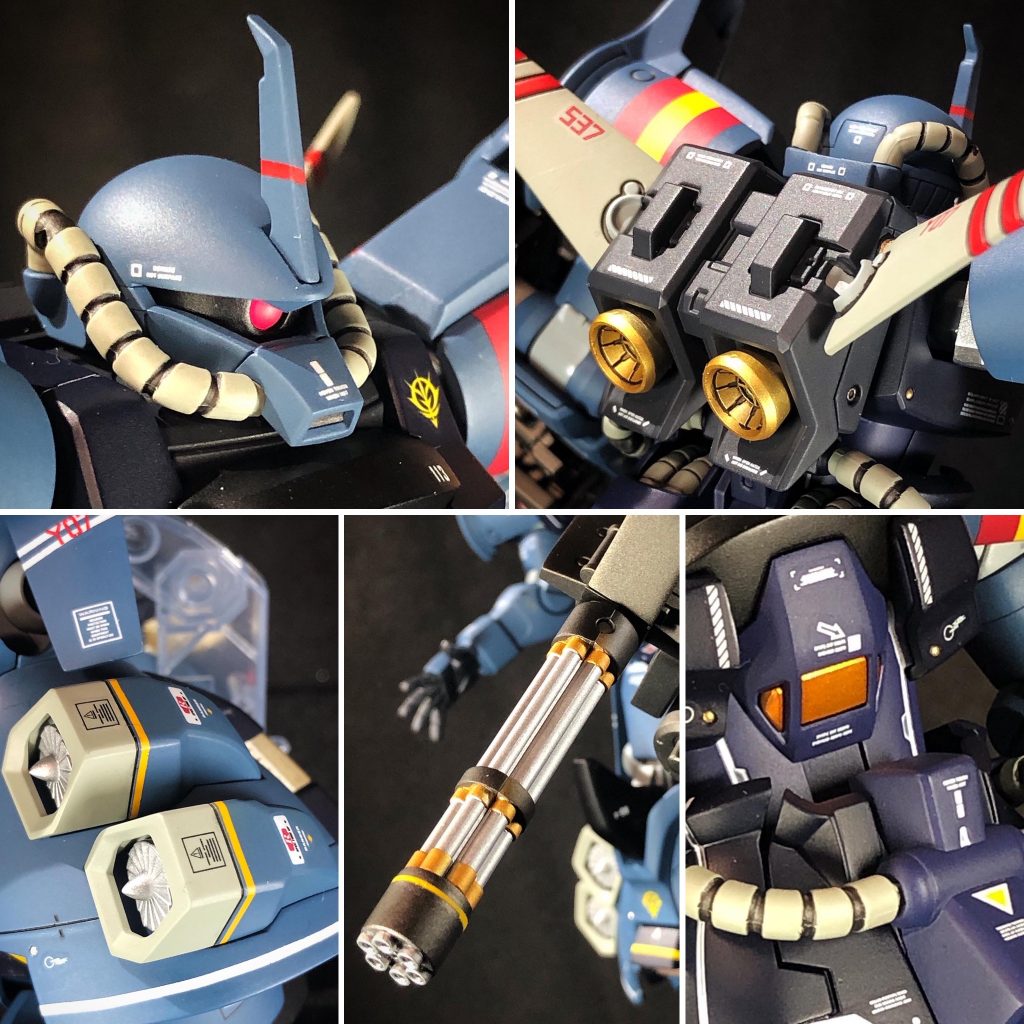 HG 1/144 グフ・フライトタイプ–3枚目/制作者：aki_modeling_ig