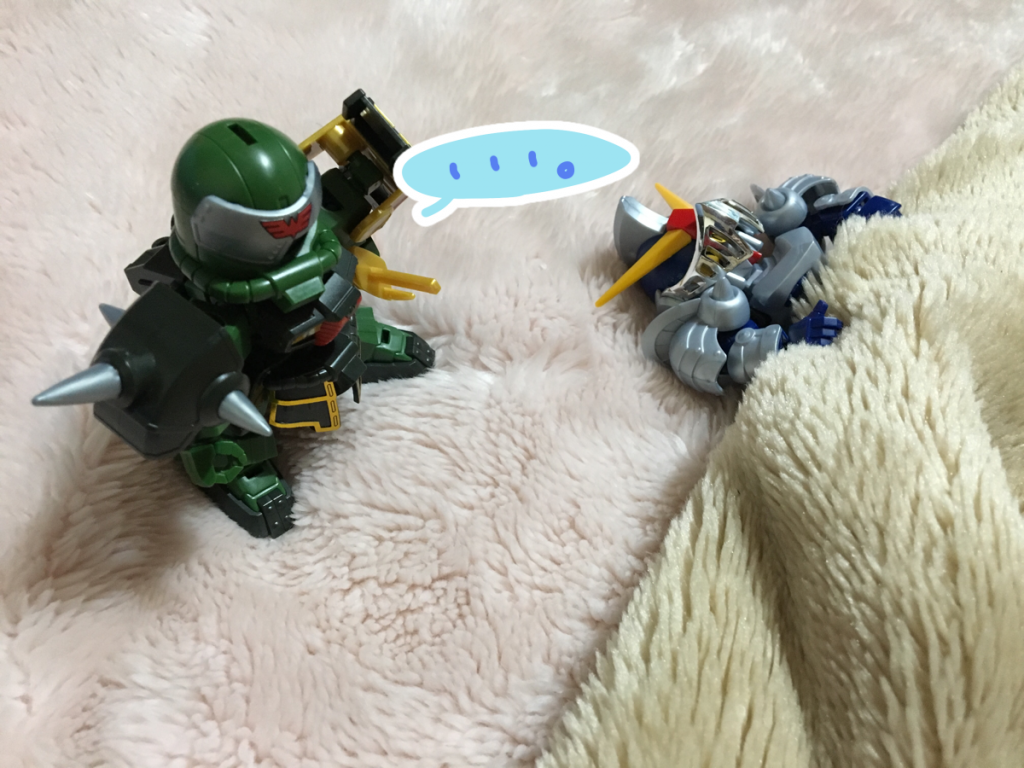 ……?
あれ、殺駆頭くんも眠たそうですね。