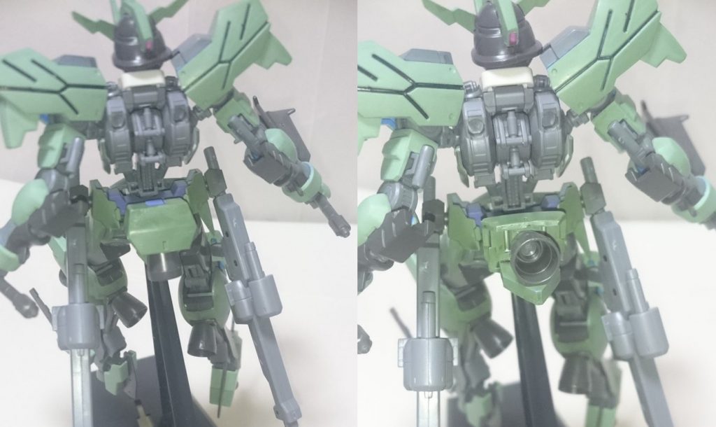 キマリストルーパーのリアスカートを加工してバーニアに。
このバーニアが結構大事だったりしますw