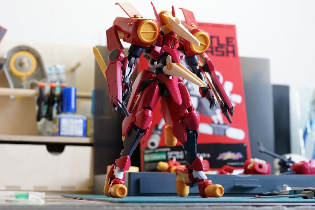 とりあえず仮でグリムゲルデにパーツをくってけて決定したのがこのカタチでした。