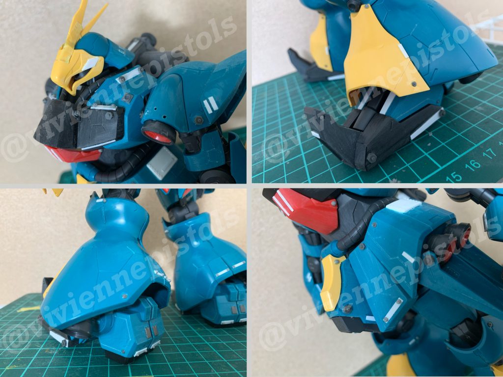 0.2と0.5のプラ板と社外パーツを使いディテールアップをしています。