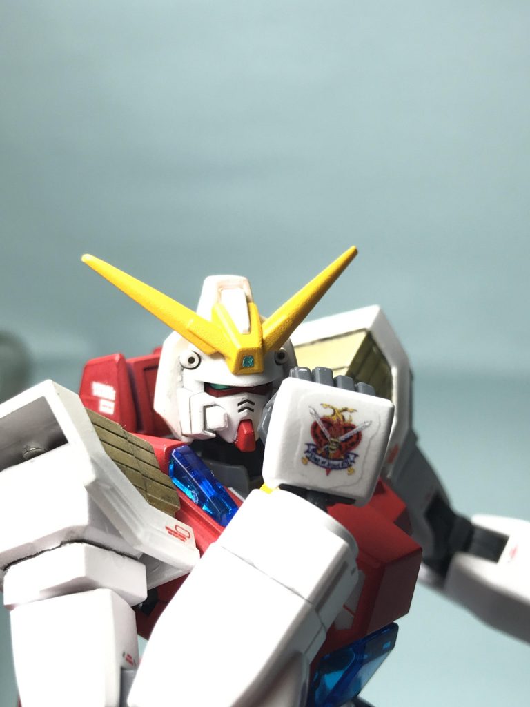 MGゴッドガンダムのデカールがあったので少し使用してみました。