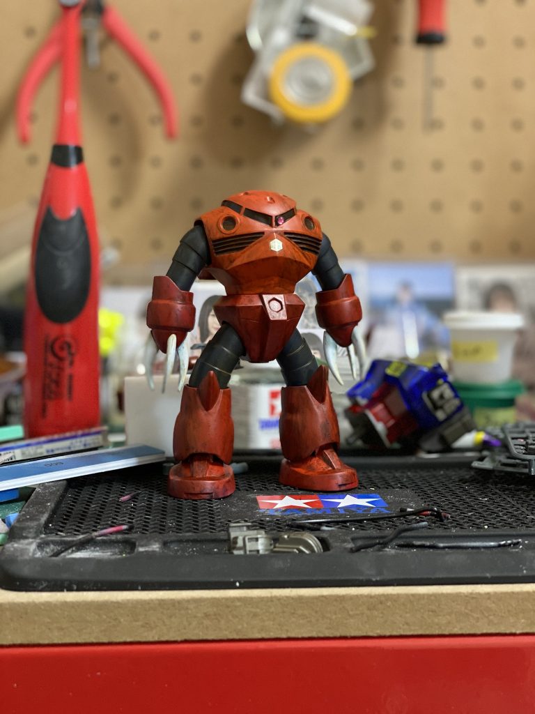 旧キット　1/144 シャア専用ズゴック–4枚目/制作者：らいゔ