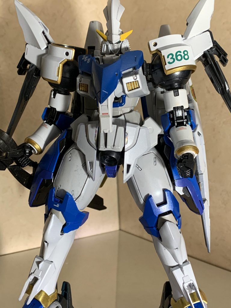 正面
今回は初のMG改造でかなり大変でした