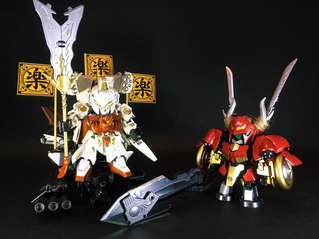 〜〜〜〜〜〜〜〜〜〜〜〜
SDガンダム三国伝リスペクトのオリジナル設定『春秋戦国伝』の九体目です。
戦国時代の斉の名将・田単をモチーフに製作しました。
演者は『機動戦士ガンダム 鉄血のオルフェンズ』よりヘルムヴィーゲ・リンカー。
田単が用いた奇策の代名詞、