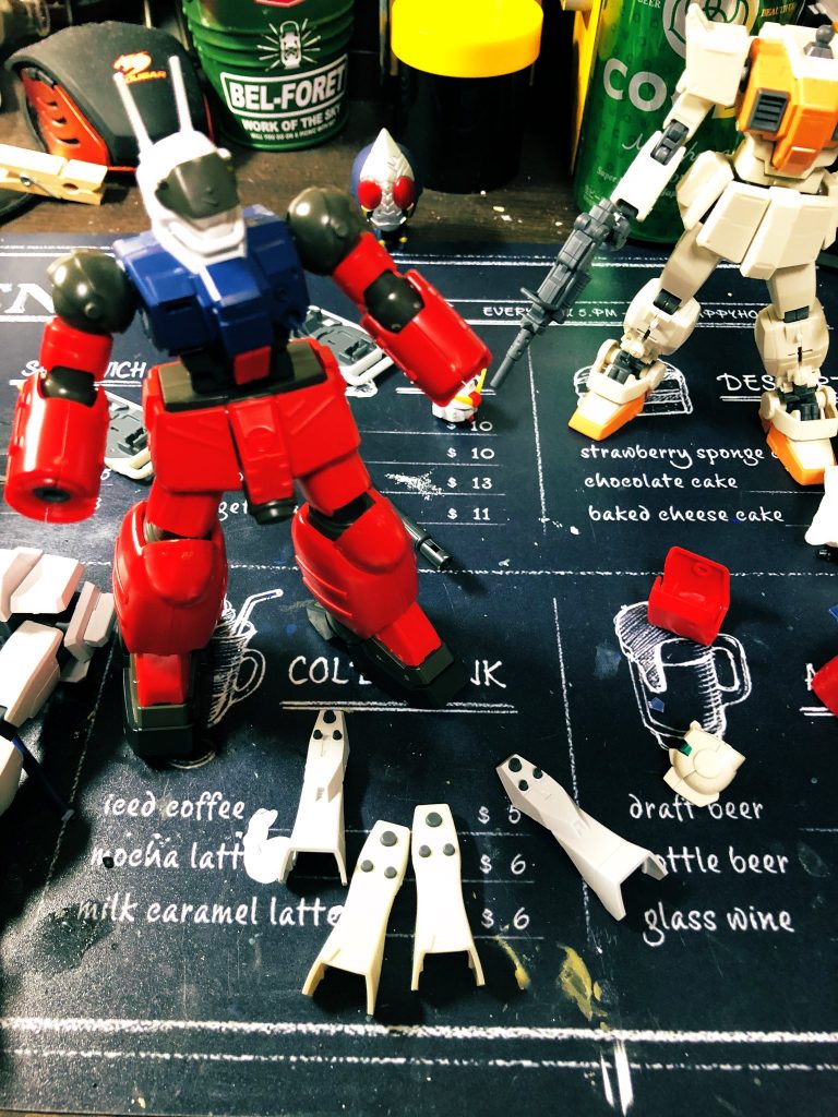 ガチャガチャミキシングを練っているところ