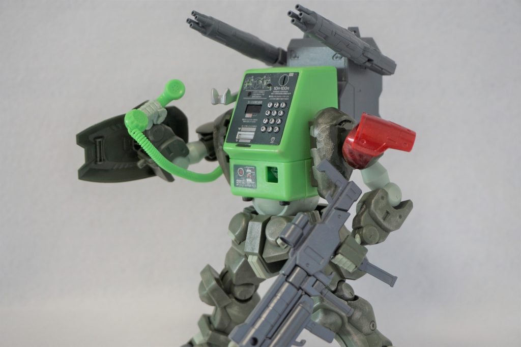 「逆に聞くけど今忙しくないと思う！？」

受話器とハンドパーツのサイズがピッタリでして、無改造でもしっかり握れます。