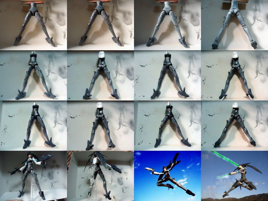 エアブラシによる吹き重ね画像です。参考になったら幸いです。