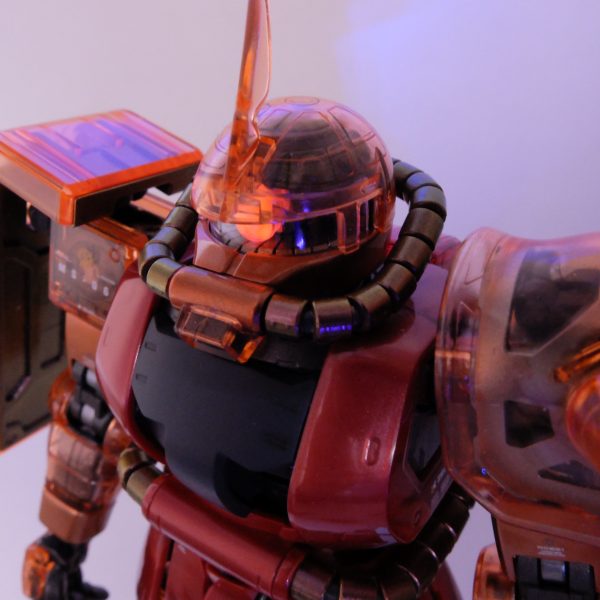 シャアザク　クリア　ポスター 機動戦士ガンダム 安彦良和 シャアとシャアザク（「機動戦士