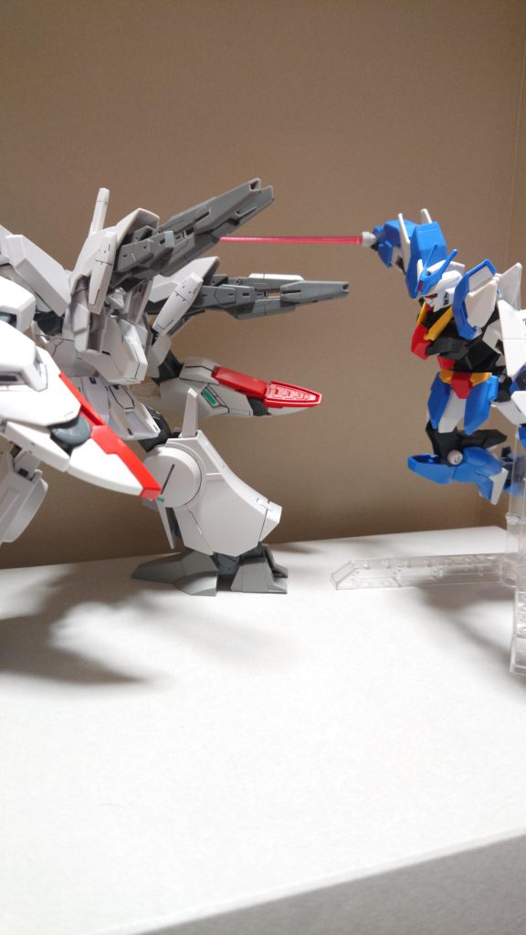 アース・フェイスとギガースの一騎打ち。