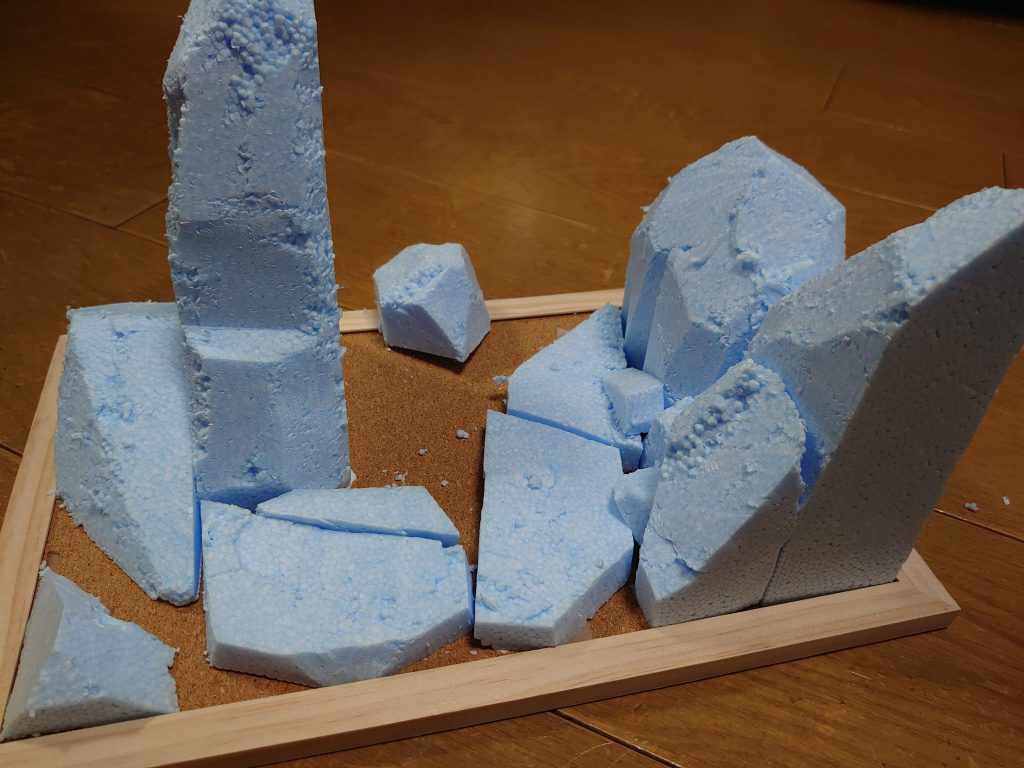 ジオラマ台のレイアウト