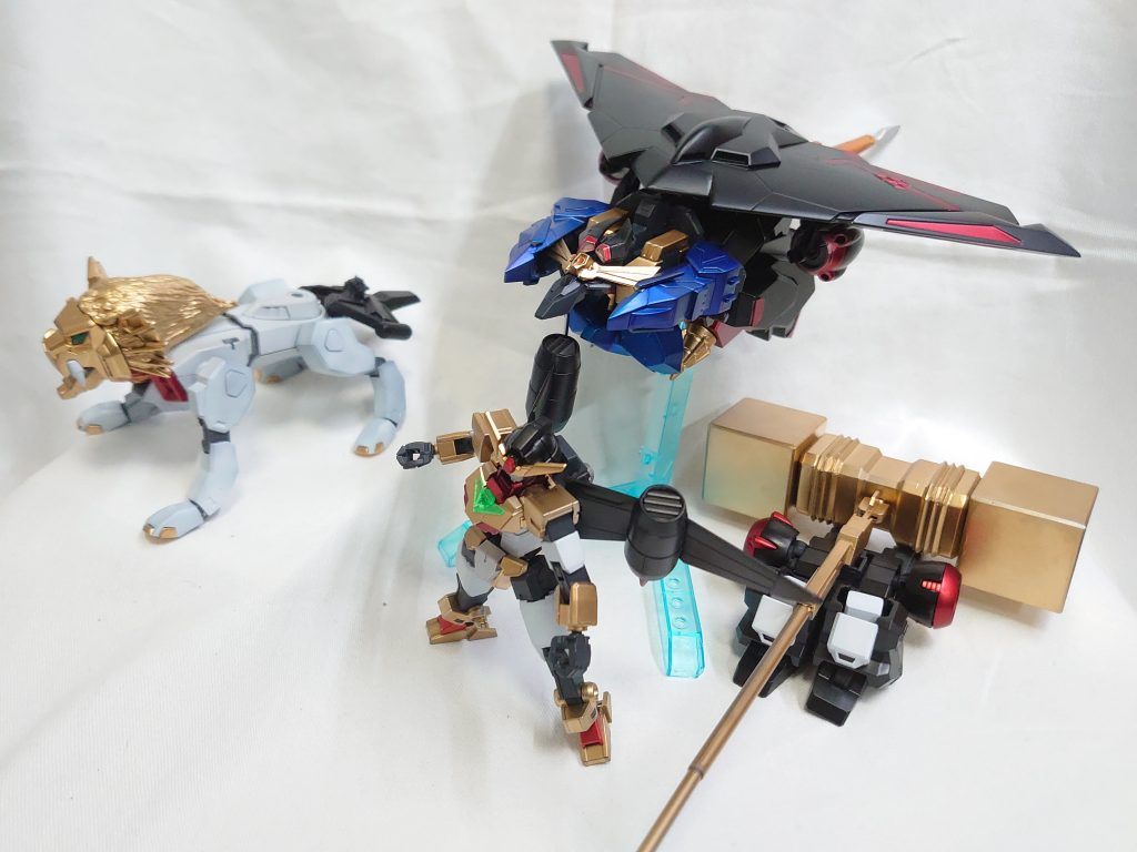 ファイナルフュージョン承認!
了解!ファイナルフュージョンプログラムドラーイブ!!
ヨッシャー!勝利をこの手につかむまで俺の勇気はしなない!
アースリィガレオン!