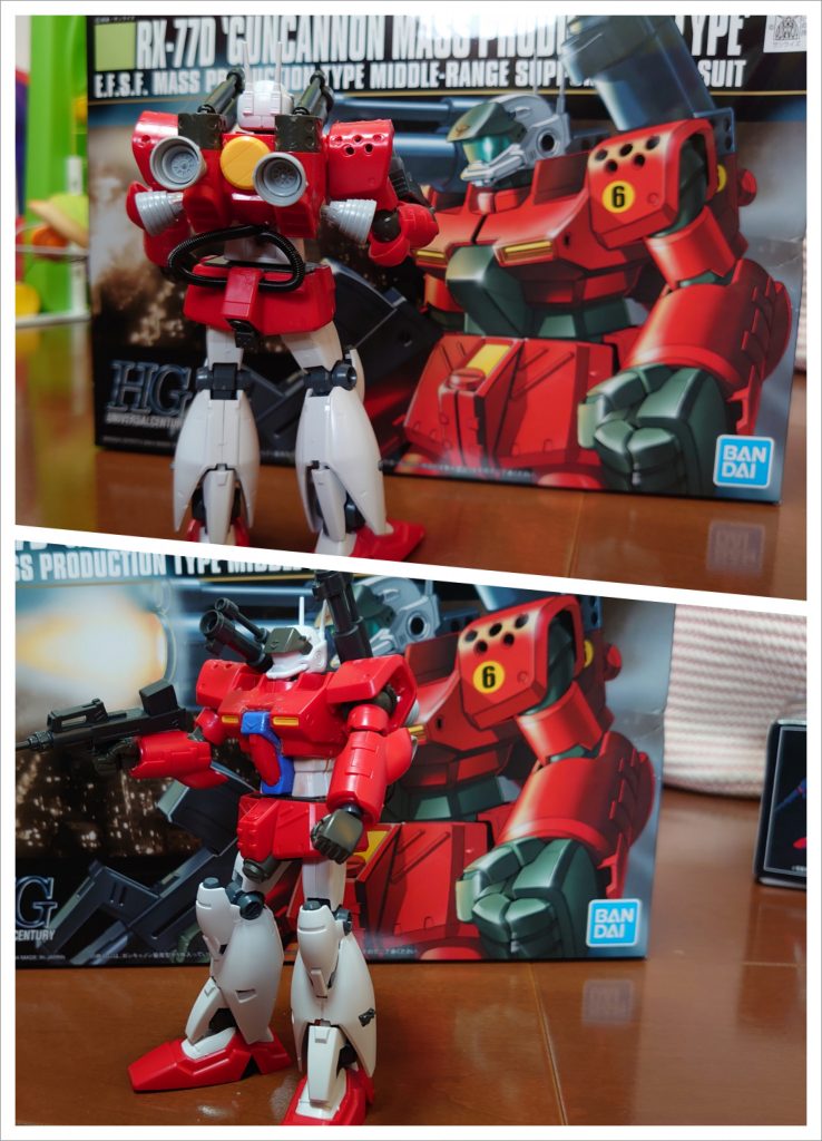 ガンキャノン量産型とフルバーニアンをミキシングしよう！！