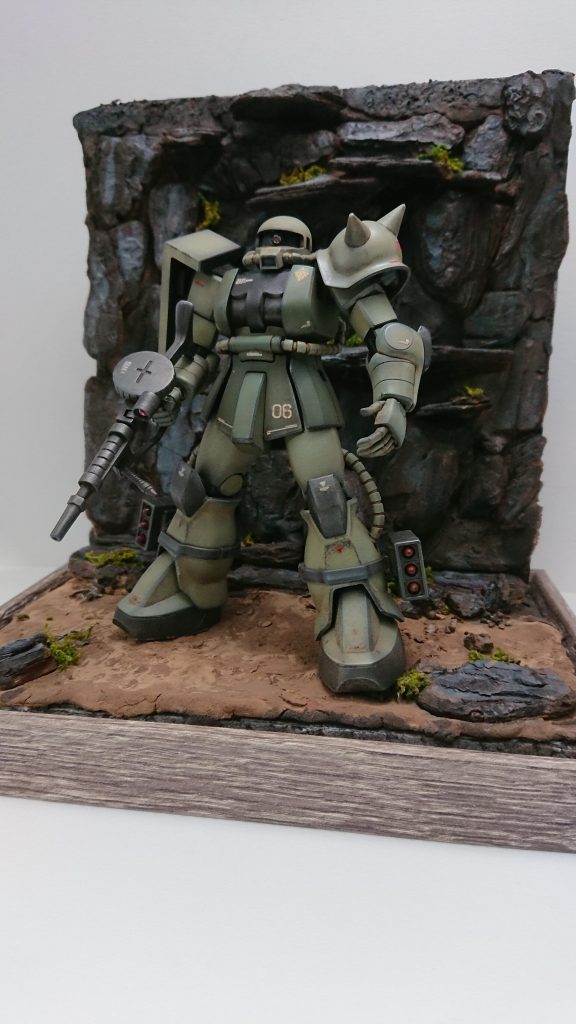 HGUC 量産型ザク–3枚目/制作者：しゅうまい